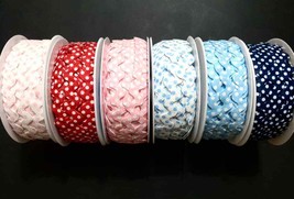 Ruban Tresse Ondulé À Serpentine Zig Zag A Vague Pour Galon Pois Baby - $1.89