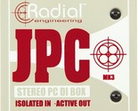 Radial Engineering Jpc Stereo Pc Di Box. - $324.98