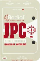 Radial Engineering Jpc Stereo Pc Di Box. - £241.98 GBP