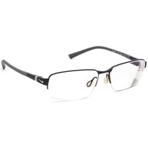 Nike Eyeglasses 6051 009 Titanium Black/Matte Gray Half Rim Frame 54[]15... - £200.31 GBP