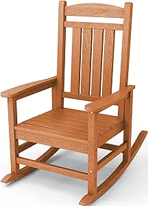 Outdoor Rocking Chairs, Weather Resistant Patio Rocking Chairs High Back... - $296.99