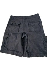 American Wash &amp; Rag Men&#39;s Cargo Shorts Men&#39;s Size 32 Black w/Tiny Stripe - £9.41 GBP
