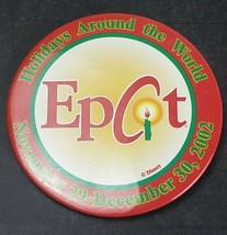 Disney Epcot Holidays Around the World 2002 Button Pin WDW - £2.36 GBP