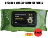 Avocado Makeup Remover Wipes – Deep Cleansing for Eyes, Lips &amp; Face (5 P... - $49.19