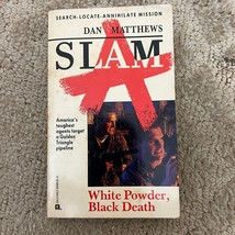 White Powder Black Death Action Thriller Paperback Book by Dan Matthews 1993 - £9.74 GBP