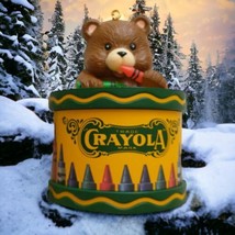 Bonnet Smith Crayola Crayons Ornament Christmas Teacher Gift Vintage Teddy Bear - $12.86