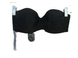 NWT 85414 Bodysuede Ultra Convertible Underwire Strapless Bra Wacoal Black Nude - £22.70 GBP