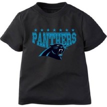 NFL Carolina Panthers Boys Short Sleeve Performance Team T Shirt Size-3T NWT - £9.91 GBP