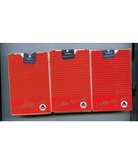 3 Delta Air Lines Red Sealed Decks of Playing Cards - £18.68 GBP