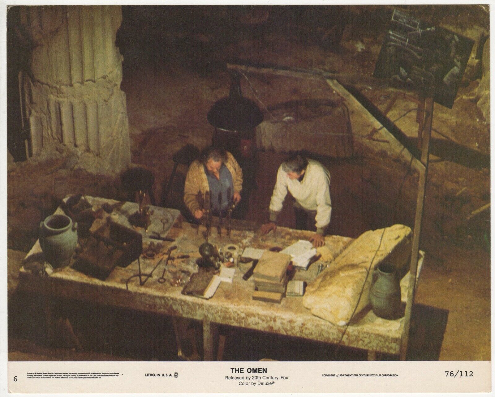 Richard Donner&#39;s THE OMEN (1976) 8x10 Lobby Card #6 Gregory Peck &amp; Leo M... - $50.00