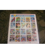 2006 Super Heroes Mint Sheet of 20 - $24.74