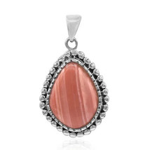 Jewelry of Venus fire  Pendant of Fire Australian Pink Opal Silver Pendant - £441.98 GBP