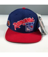 Vintage New York Rangers Fitted Hat Size 6 5/8 Blue Red Sports Specialtes - £22.09 GBP