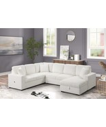 Grande Modern Sectional Sofa w/ Sleeper &amp; Storage - $2,342.99