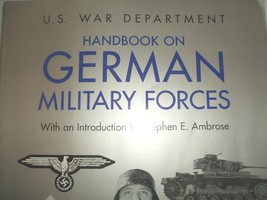 SOFTcover book: reprint of &quot;US Army Handbook on German Military Forces&quot; 1990 - £15.73 GBP