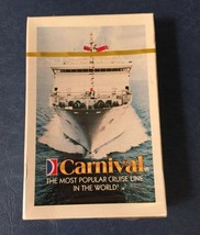Carnival Cruise Line Vintage Souvenir Playing Cards Sealed Full Deck - NEW - $3.95