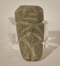 Guatemala Maya Pre Colombino Verde Piedra Figura - $490.06
