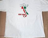 Little Italy New York shirt tshirt sz XL white NY Jerzees t-shirt men&#39;s ... - $14.00