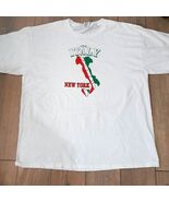 Little Italy New York shirt tshirt sz XL white NY Jerzees t-shirt men&#39;s ... - $14.00