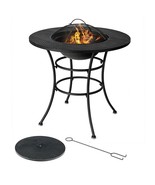 4 in 1 Fire Pit, Grill Cooking BBQ Grate, Ice Bucket, Dining Table - $514.71 CAD