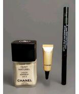 CHANEL Makeup &amp; Skincare 3pc Bundle – Foundation, Eyeliner &amp; Eye Cream - $148.50