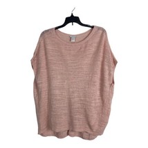 Purejill J Jill  Womens Sweater Shirt Adult Size Large Pink Sleeveless N... - £20.90 GBP