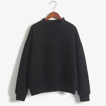 Covrlge Women&#39;s Thin Velvet Fashionable Long Sleeve Casual Sweatshirt Solid 10 C - £55.10 GBP