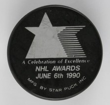 Star Puck NHL Awards June 6th 1990 Hockey Puck Canada - £30.95 GBP