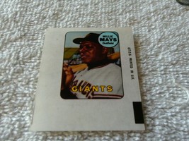 1969 Topps Decal Willie Mays Near Mint / Mint Or Better !! - $199.99