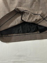 Petite Sophisticate Stretch Women's Brown Rear Zipper Pull-On Skirt Size 2 image 7