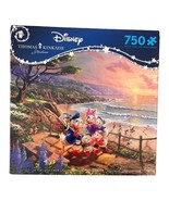 Thomas Kinkade Disney Dreams Donald  Duck and Daisy Jigsaw Puzzle 750 Pc... - $249.41 MXN