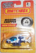  Matchbox 1987 &quot;Mission Chopper&quot; Mint Car On Sealed Card #MB46 - £6.38 GBP