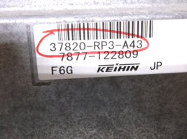 11-12-13  HONDA  FIT  AUTOMATIC/ W/O NAVIGATION      /ENGINE COMPUTER.ECU image 2