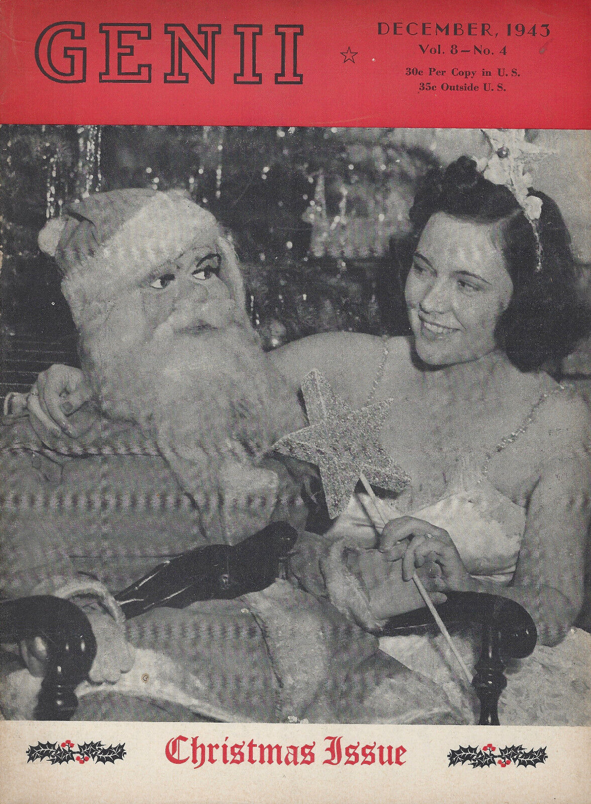 Genii The Conjurors&#39; Magazine December 1943 Vol. 8 No. 4 - $9.75