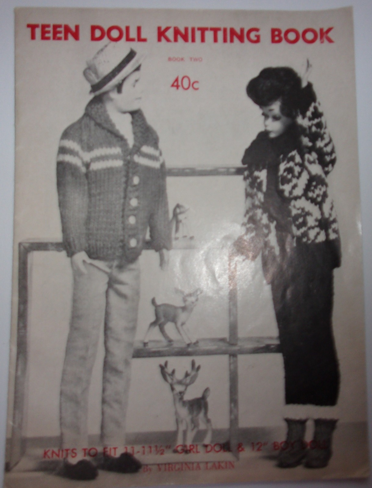Primary image for Vintage Teen Doll Knitting Book Knits To Fit 11 - 11 ½ “ Girl & 12’ Boy Doll 