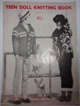 Vintage Teen Doll Knitting Book Knits To Fit 11 - 11 ½ “ Girl &amp; 12’ Boy Doll  - £8.00 GBP