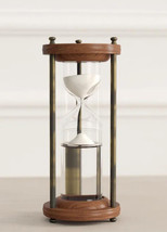 Classic Vintage Timeless Design Wooden Hourglass Water Sand Timer Sandtimer - £23.97 GBP