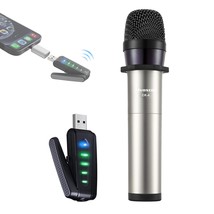 Usb Wireless Microphone, Uhf Condenser Mic For Android, Pc Computer, Laptop, Pa, - £86.55 GBP