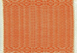 Artisan Handwoven Dollhouse Rug 5&quot;x7&quot; Orange #11, Cotton - £34.21 GBP