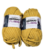 2 Pack Yarnspirations Bernat Plush Big Gold Jumbo 7 Polyester 8.8oz - $33.99