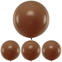 36 Inch Brown Balloons Giant Mocha Coffee Balloons Boho Party Decorations Gender - £17.91 GBP