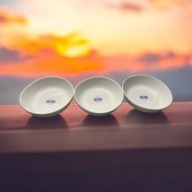 NEW Set of 3 Matceramica Portugal Set of Three Ceramic 8&quot; White Bowls  3... - £33.29 GBP