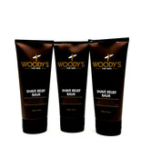 Woody&#39;s For Men Shave Relief Balm Smoothing Post Shave Balm 6 oz-3 Pack - $63.04 CAD