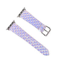 Discolor Glitter Fish Scale Texture Replacement Strap Watchband, For Apple Watch - $16.88+