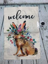 Spring Garden Flag 12 x 18 Double Sided, Welcome Spring Yard Flag with F... - $20.19