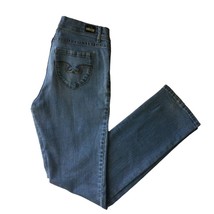 VINTAGE Jordache Jeans Mid Rise Blue Denim Light Wash Women&#39;s Size 6 Straight - £21.74 GBP