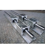 2 pcs SBR40-900mm 40 mm FULLY SUPPORTED LINEAR RAIL SHAFT  with 4 SBR40UU - $9,153.71 MXN