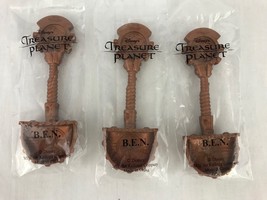 Kelloggs Cereal Premium Treasure Island BEN Shovel Spoon Lot of 3 - 2002... - £8.62 GBP