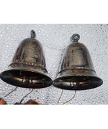 Pre-owned 1986 1988 kirk stieff metal musical bell Christmas ornament Lo... - $27.28 CAD