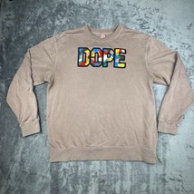 B. Thorson Pullover Sweatshirt Dope Spelled Out Puff Textured Size L - $29.99